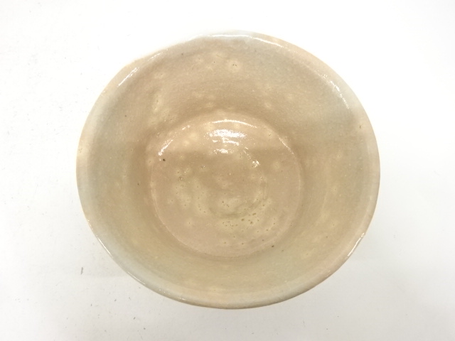  水野鉐一造　御題「春」　茶碗